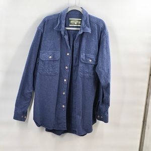 Field & Stream Blue Shirt Jacket 2X